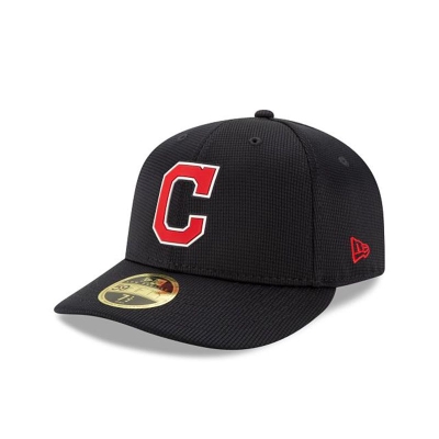 Cleveland Indians Gorra | New Era MLB Clubhouse Collection Low Profile 59fifty Fitted Cap Mexico - Azules